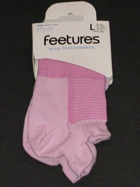 Feetures High Performance Ultra Light Cushion No Show Tab Unisex Socks Womens LG